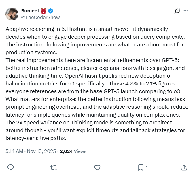 OpenAI GPT-5.1升级亮点解析：更智能更懂用户(图5)