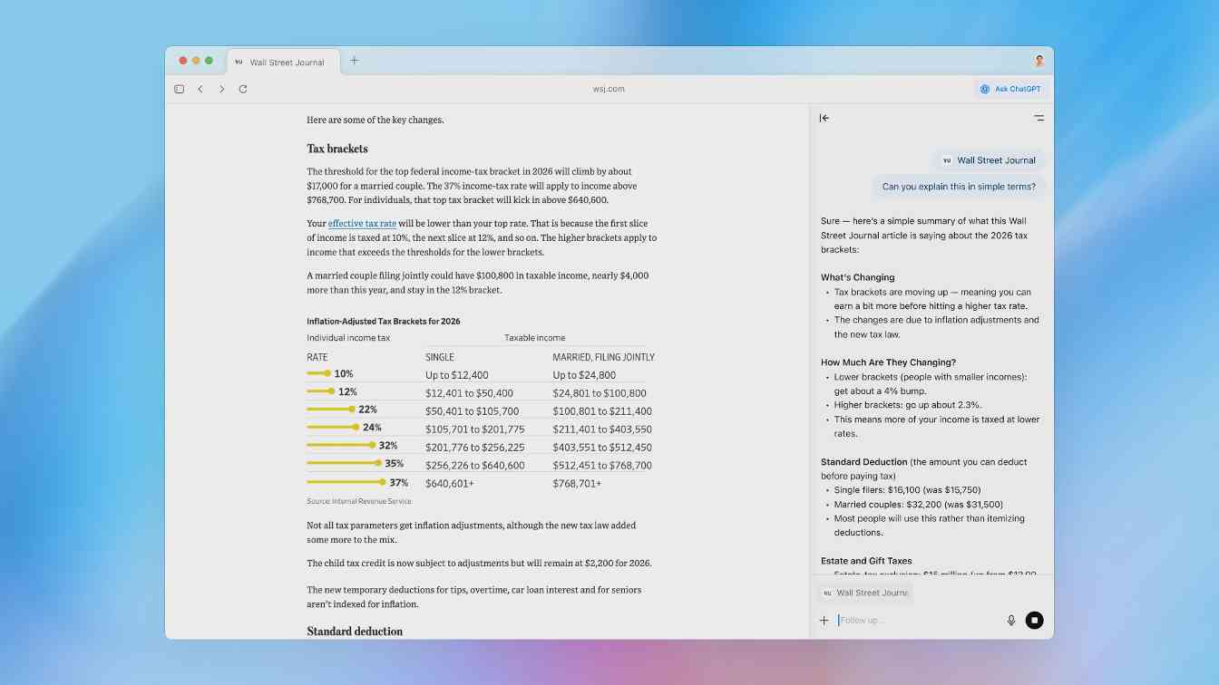 OpenAI推出AI浏览器挑战谷歌(图1)