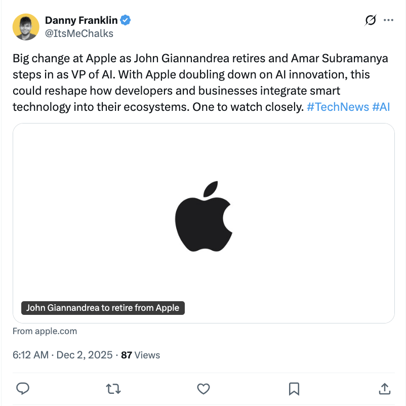 苹果AI换帅引关注，挑战与机遇并存(图5)