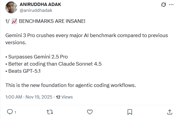 Gemini 3颠覆体验:从文字到界面,AI迈入新阶段(图6) 告别“AI味”!Gemini 3初体验:性格直爽、智商断层,但这价格让我手抖