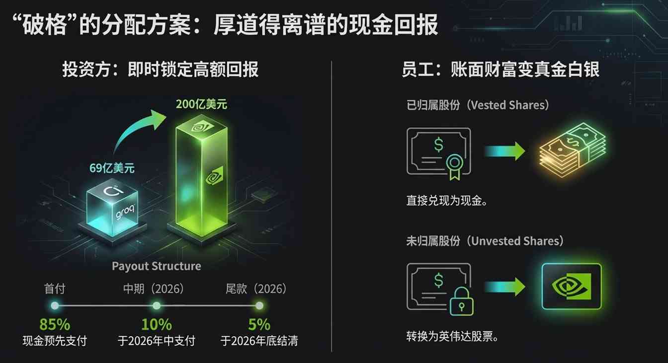 英伟达高价收购Groq背后的人才与技术布局(图3) 连新员工都被强制财富自由!英伟达买Groq细节曝光,现金直接甩脸上