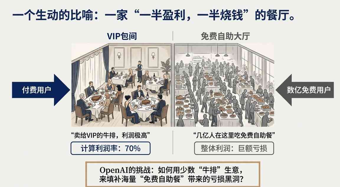 OpenAI效率飙升背后盈利难题凸显(图4) 卖会员赚翻了?OpenAI这一数据飙至70%!华尔街冷笑:这只是数字游戏