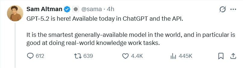 GPT-5.2性能飞跃，AI编程与分析能力显著提升(图2)