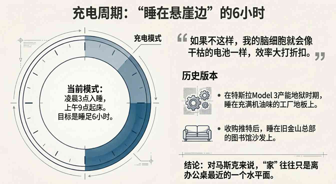 马斯克7天极限生活：睡眠不足与疯狂节奏的真相(图2)