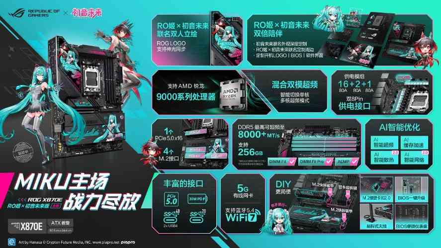 BW2025 ROG玩+乐园惊艳亮相 RO姬与初音未来联名产品引爆全场(图5)