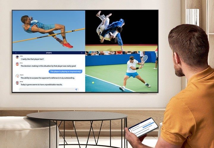 AI电视打造沉浸式家庭运动空间，观赛健身无缝切换(图6)