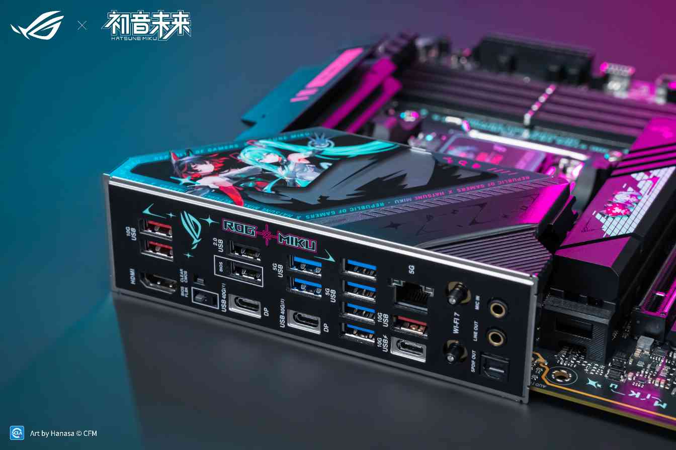 冲破次元壁！华硕X870E RO姬×初音未来版主板预约开启｜联名电竞装备全解析(图6)