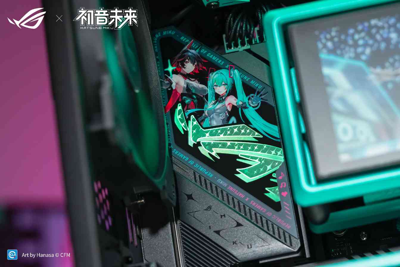 冲破次元壁！华硕X870E RO姬×初音未来版主板预约开启｜联名电竞装备全解析(图7)