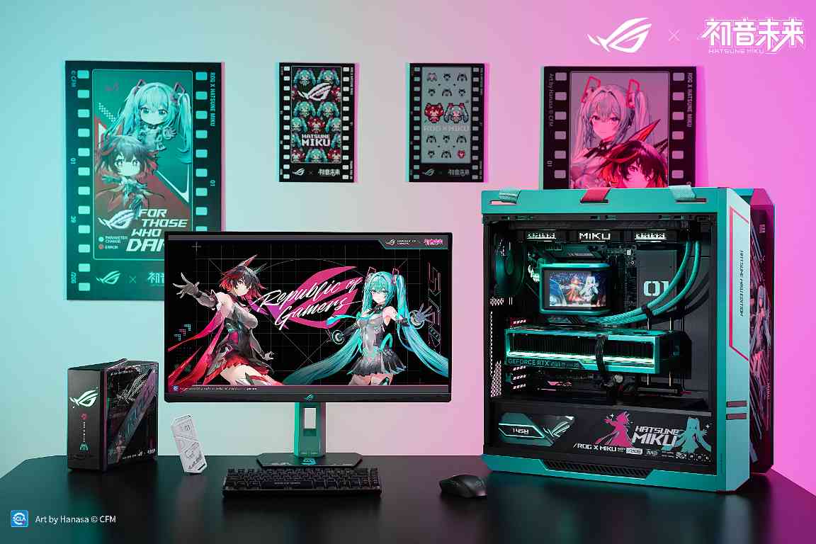 冲破次元壁！华硕X870E RO姬×初音未来版主板预约开启｜联名电竞装备全解析(图8)