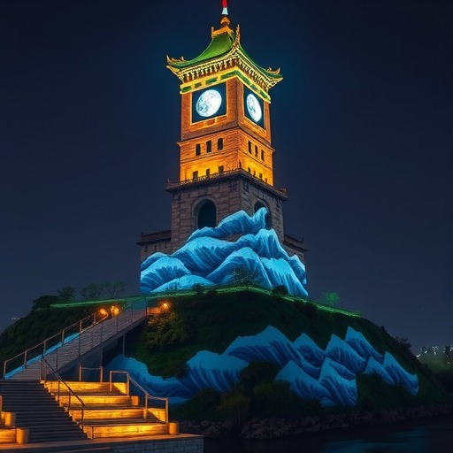 明月逐波光影耀塔投影秀全攻略(图10) 明月逐波光影耀塔投影秀全攻略(图10)