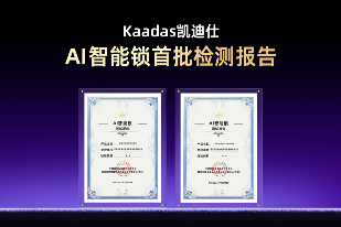 AI智能锁行业领军者获多项权威认证｜品牌实力全解析(图3)