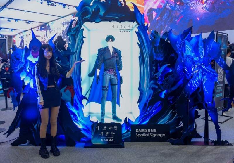 三星与网石联手登陆G-Star 2025，以3D体验将玩家带入沉浸新境界(图1)