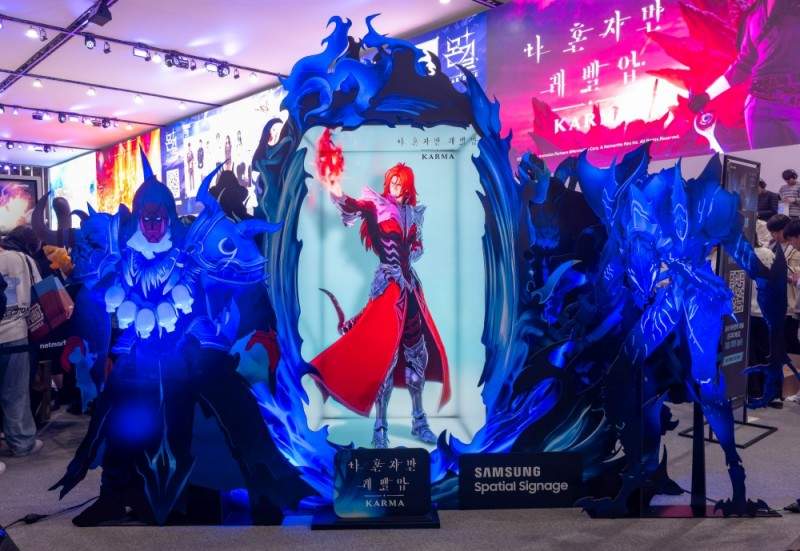三星与网石联手登陆G-Star 2025，以3D体验将玩家带入沉浸新境界(图5)