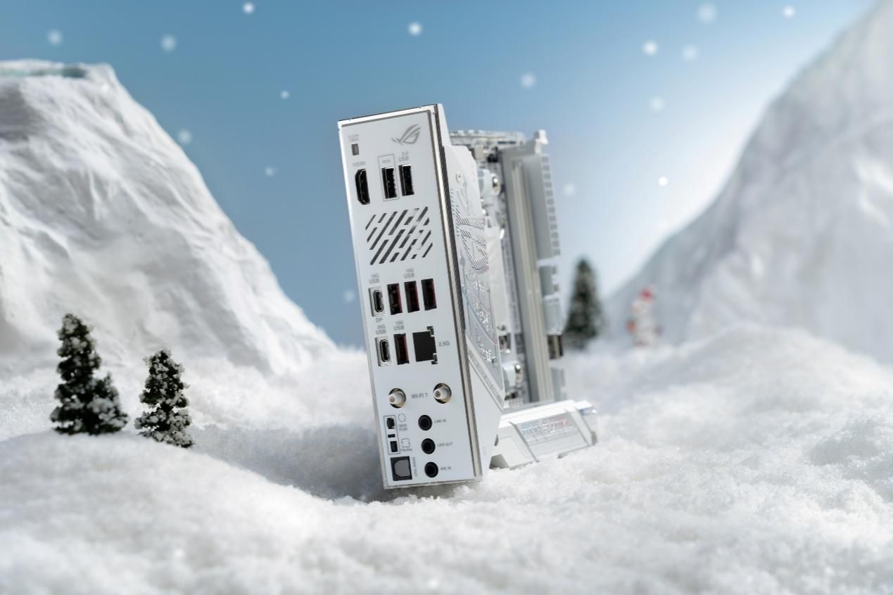 华硕ROG B850迷你吹雪主板双12开售 纯白小钢炮(图6)