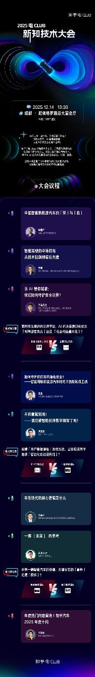 聚焦新能源技术前沿，知乎2025电Club新知技术大会将于12月14日开启(图3)
