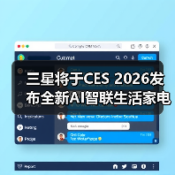 三星将于CES 2026发布全新AI智联生活家电产品阵容（图2）