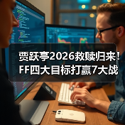 贾跃亭2026救赎归来！FF四大目标打赢7大战役，AIxC 5天揽20万用户（图2）