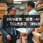 2026聚焦“屏显+AI”,TCL携多项“硬科技”亮相CES 2026(图4) 2026聚焦“屏显+AI”,TCL携多项“硬科技”亮相CES 2026(图4)