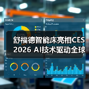 舒福德智能床亮相CES 2026 AI技术驱动全球智能睡眠革命（图2）