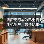 供应商称华为已重启4G手机生产,最快明年一季度上市(图1) 供应商称华为已重启4G手机生产,最快明年一季度上市(图1)
