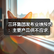 三环集团发布业绩预告:主要产品供不应求,净利润预增110%至130%(图1) 三环集团发布业绩预告:主要产品供不应求,净利润预增110%至130%(图1)
