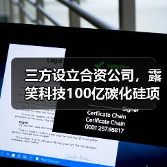 三方设立合资公司,露笑科技100亿碳化硅项目再进一步(图1) 三方设立合资公司,露笑科技100亿碳化硅项目再进一步(图1)
