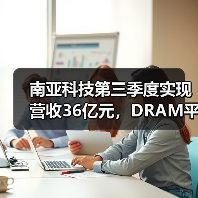 南亚科技第三季度实现营收36亿元，DRAM平均售价降低（图2）