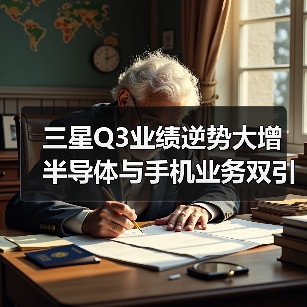 三星Q3业绩逆势大增 半导体与手机业务双引擎发力(图2) 三星Q3业绩逆势大增 半导体与手机业务双引擎发力(图2)