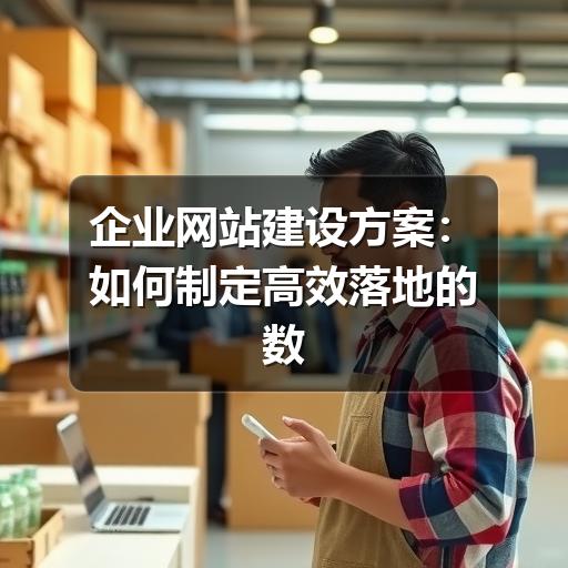 企业网站建设方案:如何制定高效落地的数字化门户规划(图2) 企业网站建设方案:如何制定高效落地的数字化门户规划