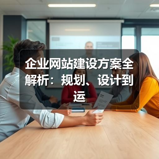 企业网站建设方案全解析:规划、设计到运营的落地指南(图1) 企业网站建设方案全解析:规划、设计到运营的落地指南