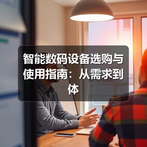 智能数码设备选购与使用指南:从需求到体验的实用判断(图1) 智能数码设备选购与使用指南:从需求到体验的实用判断