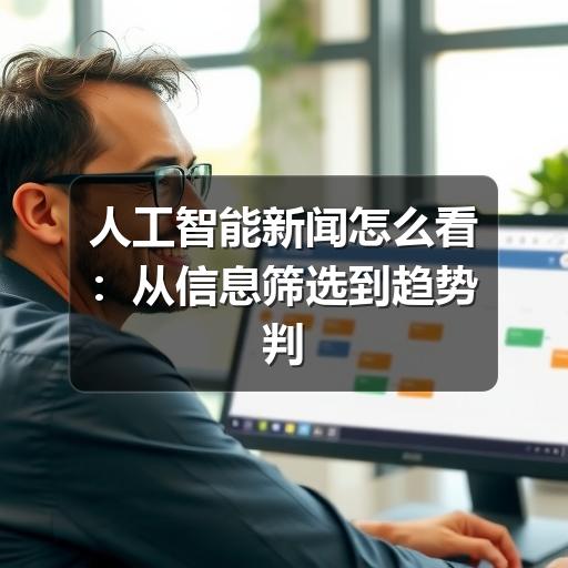 人工智能新闻怎么看:从信息筛选到趋势判断的实用指南(图2) 人工智能新闻怎么看:从信息筛选到趋势判断的实用指南