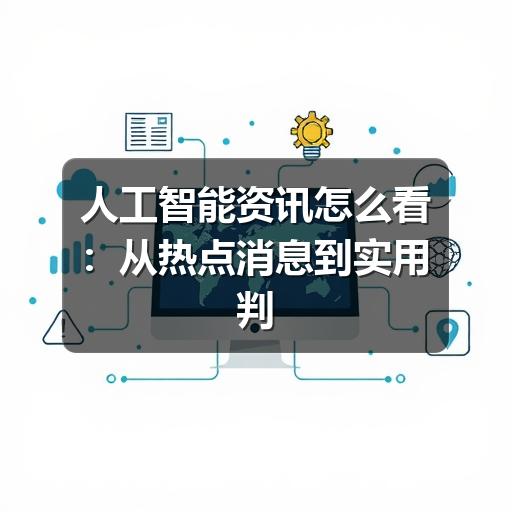 人工智能资讯怎么看:从热点消息到实用判断的阅读指南(图3) 人工智能资讯怎么看:从热点消息到实用判断的阅读指南