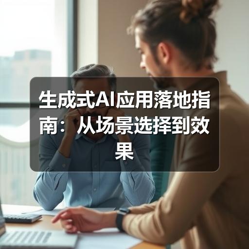 生成式AI应用落地指南:从场景选择到效果评估(图3) 生成式AI应用落地指南:从场景选择到效果评估